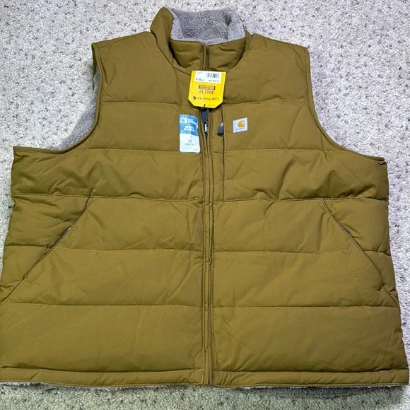 Carhartt plus size 2X Sherpa lined vest NWT - Picture 1 of 9